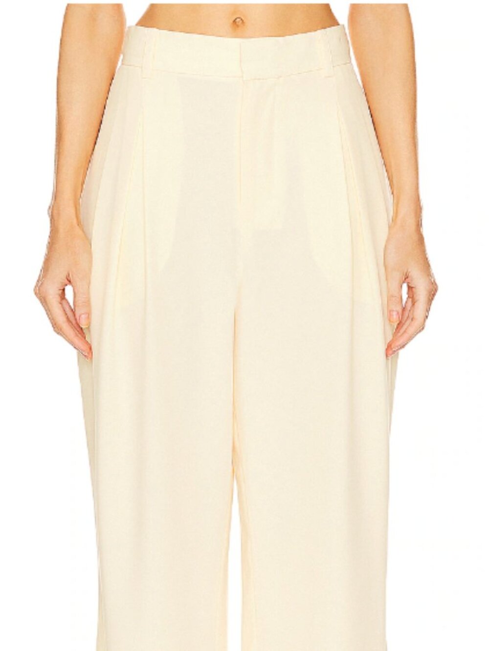 Ronny Kobo Butter Yellow Baggy Trousers